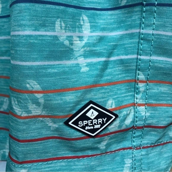 Sperry mens shorts trunks  Swim Lobster Size XL Pool Summer Vacation Swimming - Picture 3 of 6